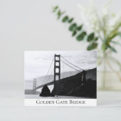 Golden Gate Bridge San Francisco California Briefkaart (Staand voorkant)
