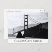 Golden Gate Bridge San Francisco California Briefkaart (Voorkant / Achterkant)