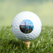 Golden Gate Bridge San Francisco California Foto Golfballen (Insitu Shirt)