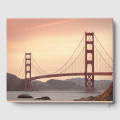 Golden Gate Bridge San Francisco California Gastenboek (Achterkant)