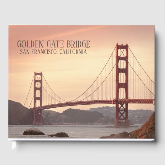 Golden Gate Bridge San Francisco California Gastenboek (Voorkant)