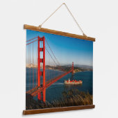 Golden Gate Bridge San Francisco California Hangend Wandkleed (Gebogen)