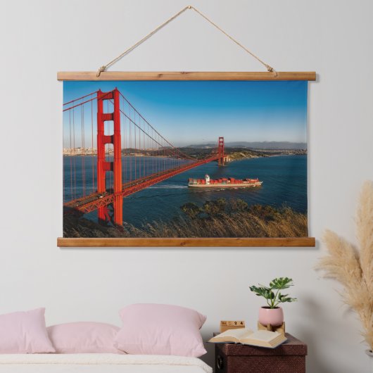 Golden Gate Bridge San Francisco California Hangend Wandkleed (Slaapkamer)