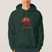 Golden Gate Bridge San Francisco California Hoodie (Voorkant)