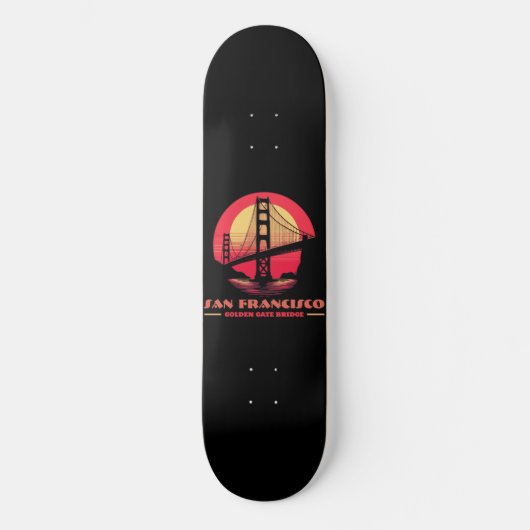 Golden Gate Bridge San Francisco California Persoonlijk Skateboard (Voorkant)