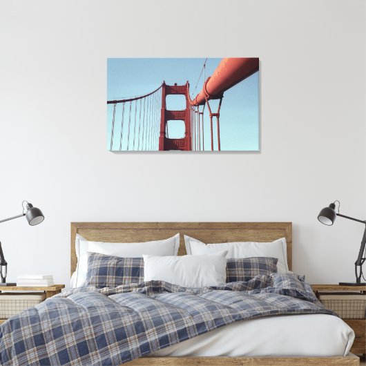 Golden Gate Bridge-San Francisco, California Photo Canvas Afdruk (Insitu (Slaapkamer))
