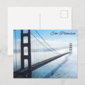 Golden Gate Bridge San Francisco California Reizen Briefkaart (Voorkant / Achterkant)