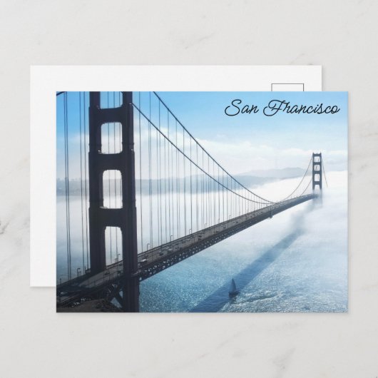 Golden Gate Bridge San Francisco California Reizen Briefkaart (Voorkant / Achterkant)