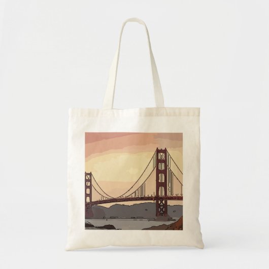 Golden Gate Bridge San Francisco California Tote Bag (Voorkant)