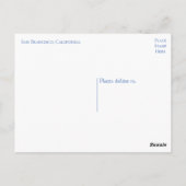 Golden Gate Bridge, San Francisco California, Vere Briefkaart (Achterkant)