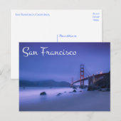 Golden Gate Bridge San Francisco California, Veren Briefkaart (Voorkant / Achterkant)