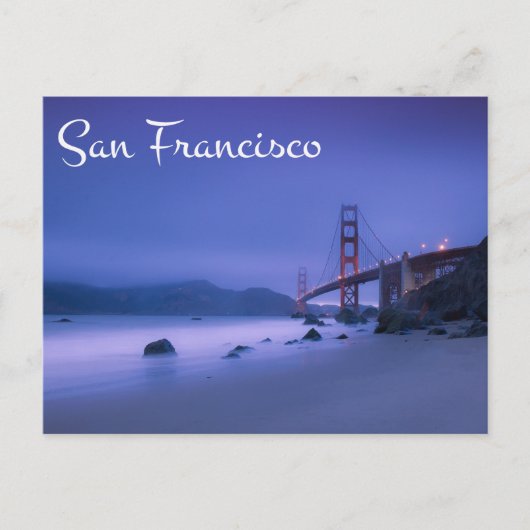 Golden Gate Bridge San Francisco California, Veren Briefkaart (Voorkant)