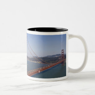 Golden Gate Bridge, San Francisco, Californië, 10 Tweekleurige Koffiemok