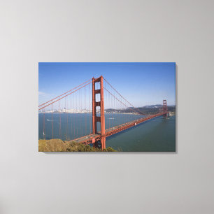 Golden Gate Bridge, San Francisco, Californië, 3 Canvas Afdruk