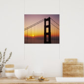Golden Gate Bridge, San Francisco, Californië, 3 Poster (Keuken)