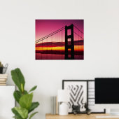 Golden Gate Bridge, San Francisco, Californië, 4 Poster (Thuiskantoor)