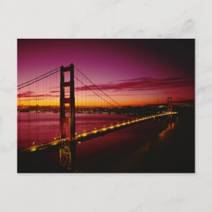 Golden Gate Bridge, San Francisco, Californië, 5 Briefkaart