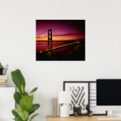 Golden Gate Bridge, San Francisco, Californië, 5 Poster (Thuiskantoor)