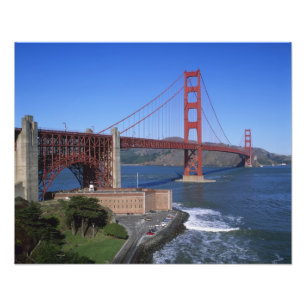 Golden Gate Bridge, San Francisco, Californië, 6 Foto Afdruk