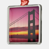 Golden Gate Bridge, San Francisco, Californië, 6 Metalen Ornament (Links)