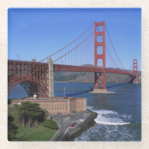 Golden Gate Bridge, San Francisco, Californië 7 Glazen Onderzetter