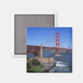 Golden Gate Bridge, San Francisco, Californië, 8 Magneet (Voorkant / Achterkant)