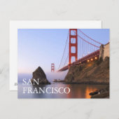 Golden Gate Bridge | San Francisco Californië Briefkaart (Voorkant / Achterkant)