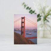 Golden Gate Bridge; San Francisco; Californië; Briefkaart (Staand voorkant)
