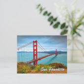 Golden Gate Bridge, San Francisco, Californië Briefkaart (Staand voorkant)