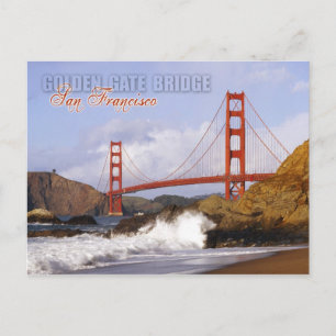 Golden Gate Bridge, San Francisco, Californië Briefkaart