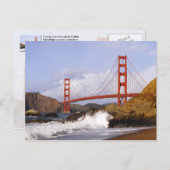 Golden Gate Bridge, San Francisco, Californië Briefkaart (Voorkant / Achterkant)