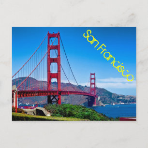 Golden Gate Bridge, San Francisco, Californië Briefkaart