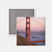 Golden Gate Bridge; San Francisco; Californië; Magneet (Voorkant / Achterkant)
