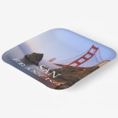 Golden Gate Bridge | San Francisco Californië Papieren Bordje (Gebogen)