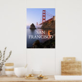 Golden Gate Bridge | San Francisco Californië Poster (Keuken)