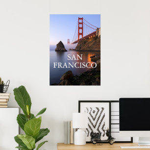 Golden Gate Bridge   San Francisco Californië Poster