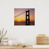 Golden Gate Bridge, San Francisco, Californië Poster (Keuken)