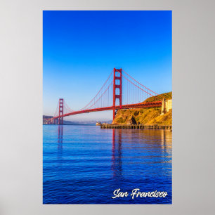 Golden Gate Bridge, San Francisco, Californië Poster