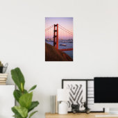 Golden Gate Bridge; San Francisco; Californië; Poster (Thuiskantoor)