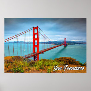 Golden Gate Bridge, San Francisco, Californië Poster
