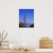 Golden Gate Bridge, San Francisco, Californië Poster (Keuken)