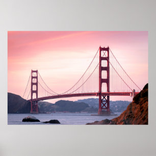 Golden Gate Bridge, San Francisco, Californië Poster