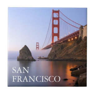 Golden Gate Bridge San Francisco Californië Tegeltje