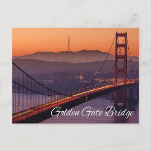 Golden Gate Bridge, San Francisco, Californië, Ver Briefkaart
