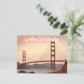 Golden Gate Bridge, San Francisco, Californië, Ver Briefkaart (Staand voorkant)