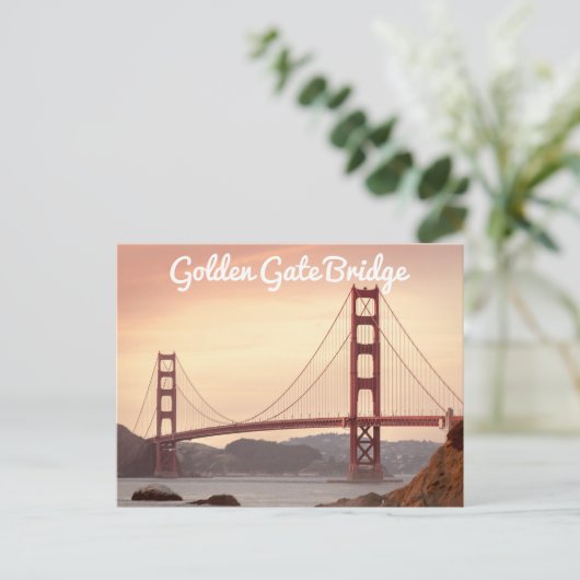 Golden Gate Bridge, San Francisco, Californië, Ver Briefkaart (Staand voorkant)