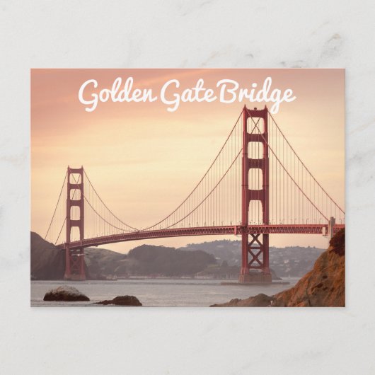 Golden Gate Bridge, San Francisco, Californië, Ver Briefkaart (Voorkant)