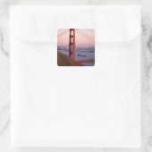 Golden Gate Bridge; San Francisco; Californië; Vierkante Sticker (Tas)