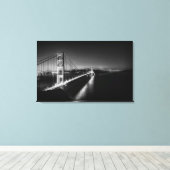 Golden Gate Bridge San Francisco Canvas Afdruk (Insitu (Houten vloer))