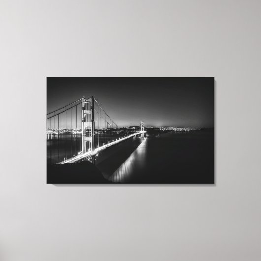 Golden Gate Bridge San Francisco Canvas Afdruk (Voorkant)
